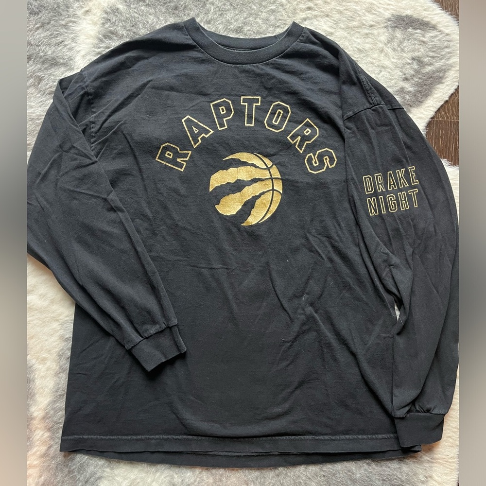 Toronto Raptors Drake Night OVO NBA Long sleeve Large